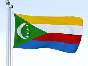 all african flag pack 3Dモデル
