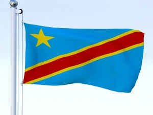 todo o pacote de bandeira africana Modelo 3D