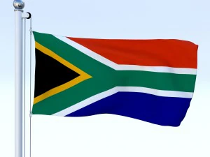 todo o pacote de bandeira africana Modelo 3D