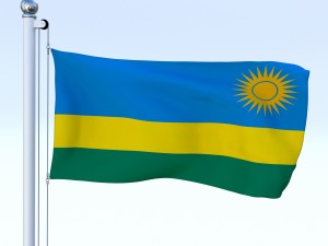 all african flag pack 3Dモデル
