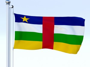 all african flag pack 3Dモデル