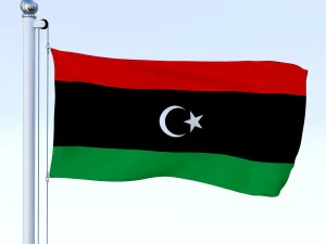 todo o pacote de bandeira africana Modelo 3D