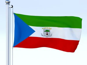 todo o pacote de bandeira africana Modelo 3D