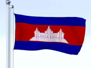all asian flag pack 3D Model