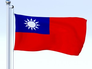 all asian flag pack 3D Model