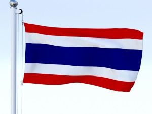 all asian flag pack 3D Model