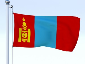 all asian flag pack 3D Model