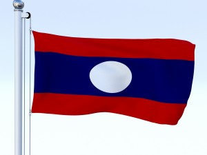 all asian flag pack 3D Model