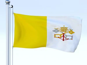 todo o pacote de bandeira europeia Modelo 3D