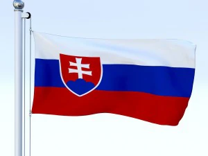 todo o pacote de bandeira europeia Modelo 3D