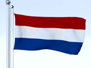 todo o pacote de bandeira europeia Modelo 3D