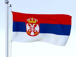 todo o pacote de bandeira europeia Modelo 3D