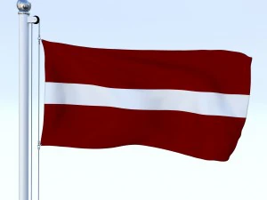 todo o pacote de bandeira europeia Modelo 3D