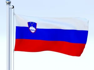 todo o pacote de bandeira europeia Modelo 3D