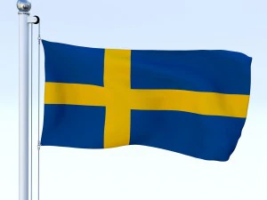 todo o pacote de bandeira europeia Modelo 3D