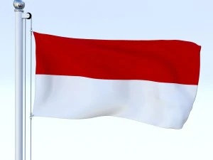 todo o pacote de bandeira europeia Modelo 3D