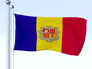 todo o pacote de bandeira europeia Modelo 3D