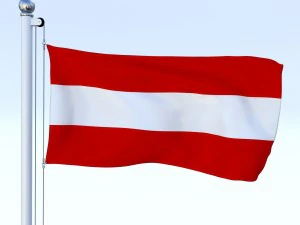 todo o pacote de bandeira europeia Modelo 3D