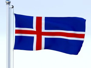 todo o pacote de bandeira europeia Modelo 3D