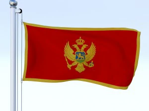 todo o pacote de bandeira europeia Modelo 3D