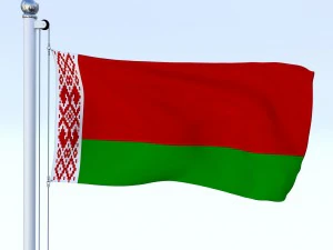 todo o pacote de bandeira europeia Modelo 3D