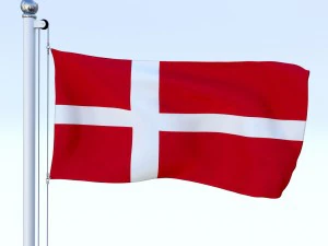 todo o pacote de bandeira europeia Modelo 3D