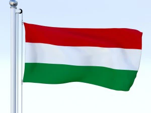 todo o pacote de bandeira europeia Modelo 3D