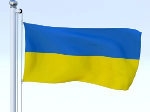 todo o pacote de bandeira europeia Modelo 3D