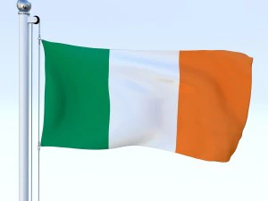 todo o pacote de bandeira europeia Modelo 3D