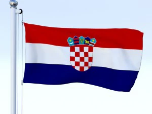 todo o pacote de bandeira europeia Modelo 3D