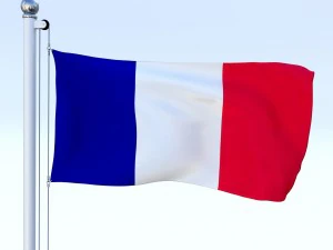 todo o pacote de bandeira europeia Modelo 3D