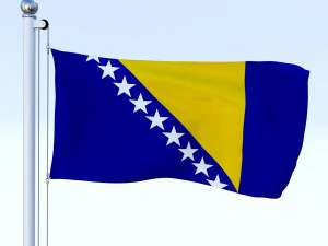 todo o pacote de bandeira europeia Modelo 3D