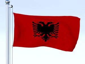 todo o pacote de bandeira europeia Modelo 3D