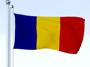 todo o pacote de bandeira europeia Modelo 3D