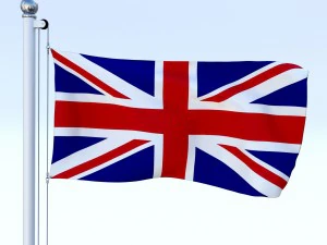 todo o pacote de bandeira europeia Modelo 3D