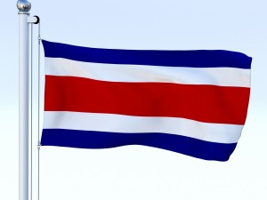 all north american flag pack 3D Model