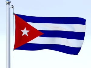 all north american flag pack 3D Model