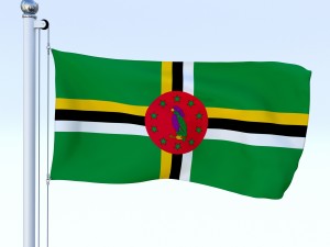 all north american flag pack 3D Model