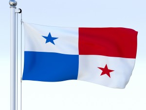 all north american flag pack 3D Model