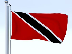 all north american flag pack 3D Model