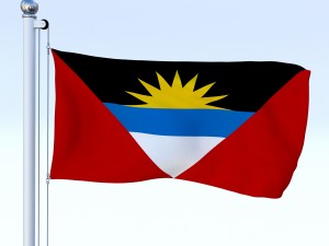 all north american flag pack 3D Model