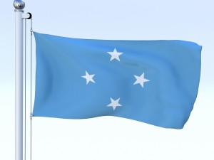 all oceanian flag pack 3D मॉडल