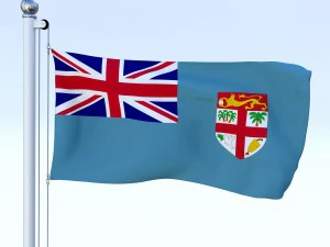 all oceanian flag pack 3D Model