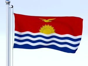 all oceanian flag pack 3D Model