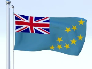 all oceanian flag pack 3D Model