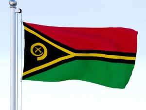all oceanian flag pack 3D Model