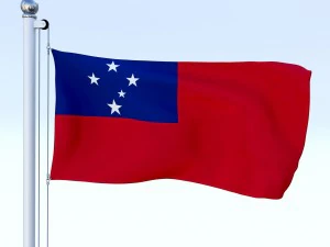 all oceanian flag pack 3D Model