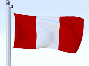 all south american flag pack 3D Model