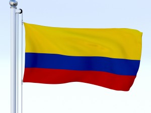 all south american flag pack 3D Model