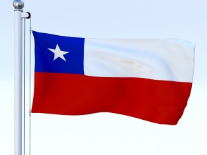 all south american flag pack 3D Model